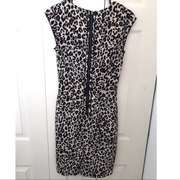 H&M BODYCON LEOPARD DRESS - Picture 4 of 9